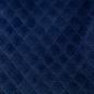 Preview: Wattierter Samt-Stepper Tokio, uni, blau